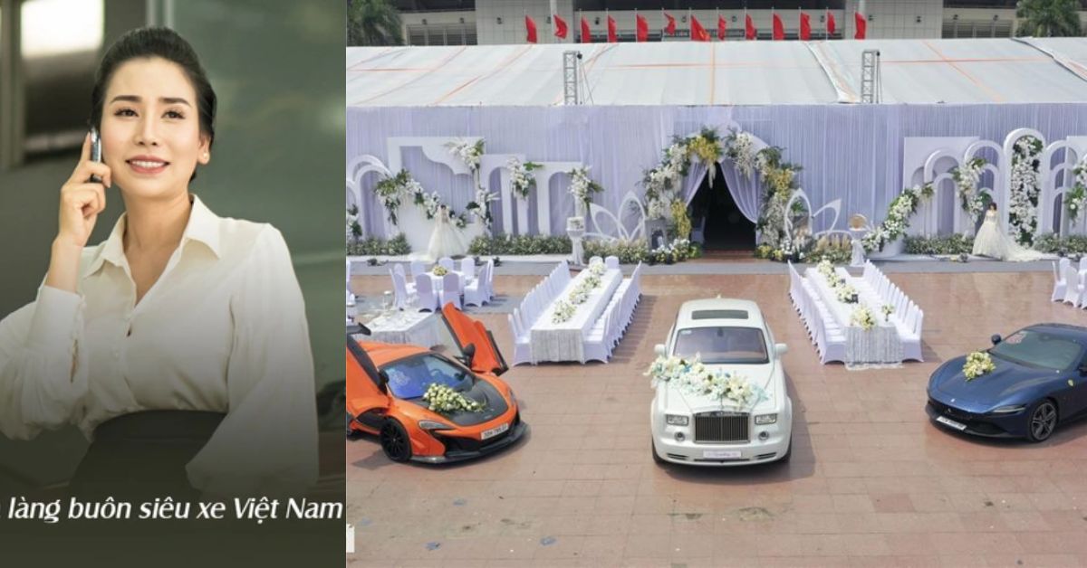 Sầm Huệ Minh là ai mà chịu chi hơn 200 tỷ đồng cho s-iêu đám cưới của cháu trai lớn nhất Hà Nội: Toàn Rolls-Royce, Bentley, McLaren…