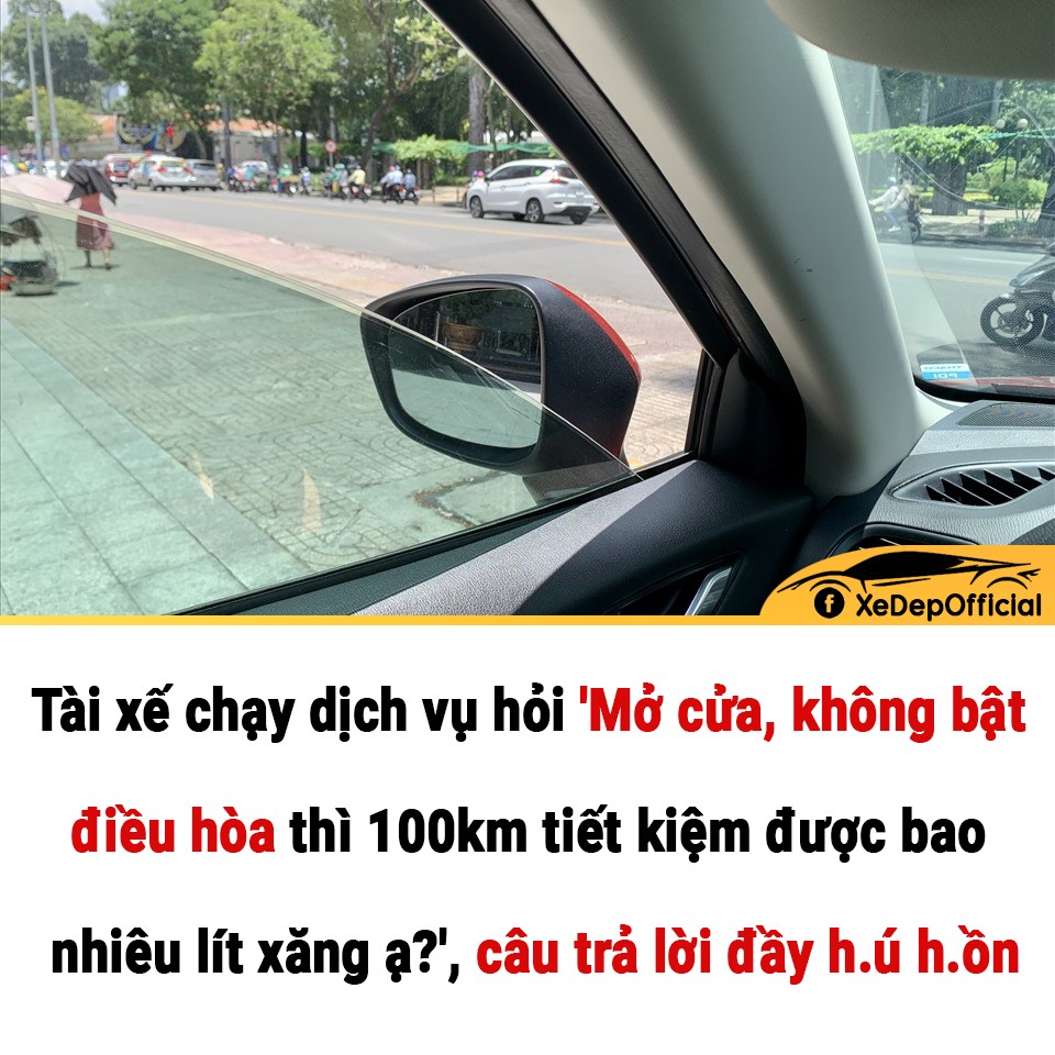 Mở cửa tắt điều hoà, tiết kiệm hay tốn xăng hơn