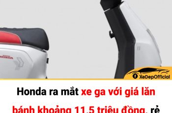 Honda ra mắt xe ga với giá lăn bánh khoảng 11,5 triệu đồng, rẻ hơn cả xe máy điện VinFast