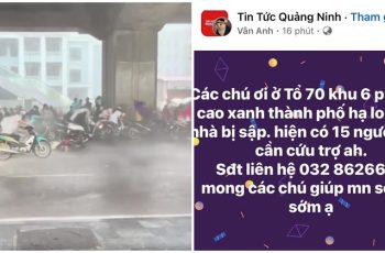 Những lời kêu cứu trên mạng khi b.ão Yagi tàn phá: Nhà bị sập, người bị thương nặng