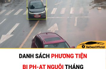 Công an Hà Nội công bố danh sách ô tô bị phạt nguội trong tháng 8