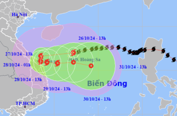 Tin b.ão mới nhất: B.ão s.ố 6 Trà Mi gi.ật cấp 15 tiếp diễn đường đi lạ thường, miền Trung mưa to “sầm sập” từ chiều t.ối nay