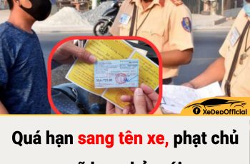 Quá hạn sang tên xe, phạt chủ cũ hay chủ mới