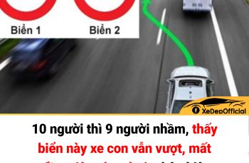 10 người thì 9 người nhầm, thấy biển này xe con vẫn vượt, m:ất tiền triệu như chơi, phân biệt ngay kẻo “nhẵn túi”