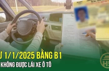 Bằng lái xe B1 được cấp từ 1/1/2025 sẽ không được chạy ô tô: Nếu cấp trước 2025 thì sao?