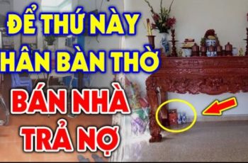 Cứ tiện tay đặt 3 thứ này dưới chân bàn thờ: Không đau ốm cũng hao tài, khánh kiệt, đó là thứ gì?