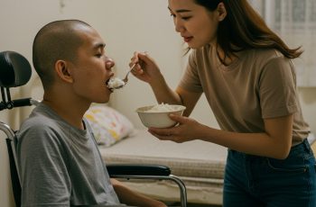 Chồng tôi, Nam, bị liệt nửa người sau một tai nạn giao thông cách đây hai năm
