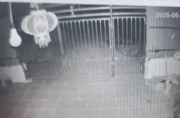 Camera nhà dân ghi lại khoảnh khắc người đi xe máy lao xuống ‘hố tử thần’ sâu 10m Camera nhà dân ghi lại khoảnh khắc người đi xe máy lao xuống ‘hố tử thần’ sâu 10m
