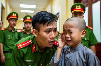 Chú tiểu 7 tuổi đến đồn công an xin bắt sư thầy trụ trì – Câu nói khiến tất cả im lặng