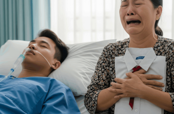 Minh ơi, hôm nay là ngày thi tốt nghiệp, mà sao con lại nằm đây thế này…