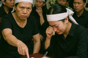 Con trai cả vừa mất, nhà chồng đã lén gọi con dâu đến ép ký giấy sang tên nhà đất, cô lầm lũi ký nhưng nào ngờ Con trai cả vừa mất, nhà chồng đã lén gọi con dâu đến ép ký giấy sang tên nhà đất, cô lầm lũi ký nhưng nào ngờ