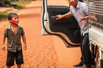 Thằng Bé Chạy Bộ Hơn 5 Giờ Giữa Trời Nắng Gắt Để Đuổi Theo Một Chiếc Xe Tải đi trên đường làng, cho đến Khi Tài Xế tức tối đùng đùng xuống để Mở Cửa Sau Xe Thằng Bé Chạy Bộ Hơn 5 Giờ Giữa Trời Nắng Gắt Để Đuổi Theo Một Chiếc Xe Tải đi trên đường làng, cho đến Khi Tài Xế tức tối đùng đùng xuống để Mở Cửa Sau Xe