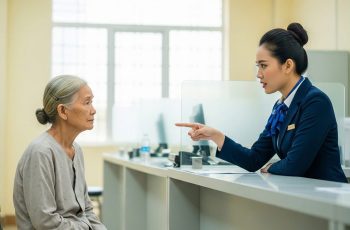 Bà lão nhặt rác vào ngân hàng rút 200 ngàn, nhân viên khinh bắt bà chờ 3 tiếng và cái kết Bà lão nhặt rác vào ngân hàng rút 200 ngàn, nhân viên khinh bắt bà chờ 3 tiếng và cái kết