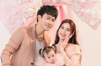Vất vả 8 năm mới có mụn con, cặp đôi diễn viên nổi tiếng hạnh phúc mừng thôi nôi con gái Vất vả 8 năm mới có mụn con, cặp đôi diễn viên nổi tiếng hạnh phúc mừng thôi nôi con gái