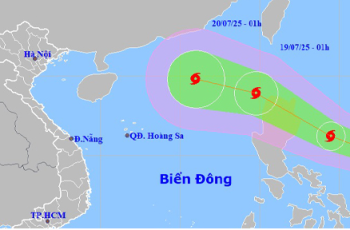 Áp thấp nhiệt đới di chuyển rất nhanh, dự báo thành bão rất mạnh Áp thấp nhiệt đới di chuyển rất nhanh, dự báo thành bão rất mạnh