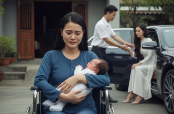 Vợ đẻ xong bị biến chứng không thể đi lại bình thường, chồng bỏ vợ con mới sinh theo người phụ nữ giàu có khác và rồi…