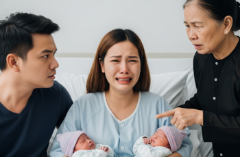 Cặp vợ chồng đang chuẩn bị nhận con nuôi sau 10 năm hiếm muộn thì bất ngờ nhận được tin mang thai sinh đôi tự nhiên… cho đến ngày sinh ra vừa nhìn mặt đứa bé chồng đã nổi giận đùng đùng