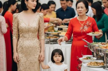 Dắt theo con gái 3 tui đi dự đám cưới người quen nào ngờ vừa đến nơi chưa kịp động đũa, mẹ cô dâu đã cười gượng thủng thẳng