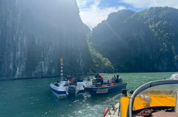 Tìm thấy thi thể nam giới gần hang Trống, nghi nạn nhân vụ lật tàu Vịnh Xanh 58 Tìm thấy thi thể nam giới gần hang Trống, nghi nạn nhân vụ lật tàu Vịnh Xanh 58