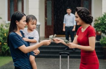 Chồng đuổi vợ con ra khỏi nhà, cô bồ chạy theo đưa cho 10 triệu rồi ghé vào tai nói nhỏ: 3 ngày sau hãy quay lại, sẽ có bất ngờ cho chị