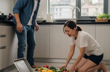 Mỗi tháng đưa vợ tận 3 triệu tiền ăn nhưng vợ vẫn trề môi bĩu mỏ chê ít, cuối tháng đi làm về nhìn mâm cơm toàn rau với nước canh lọc