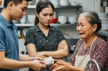 “Anh ăn cơm của em, ngủ ở nhà em, vậy mà hào phóng cho người khác tận 5 triệu. Giàu nhỉ?”