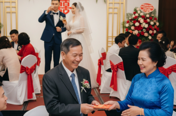 Mời 25 người bạn đồng niên đến dự đám cưới của con gái nhưng 3 mâm đấy chỉ mừng đúng duy nhất cái phong bì 1 triệu