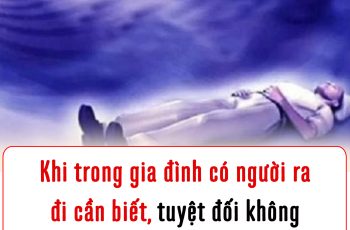 Khi trong gia đình có người qua đời cần biết, không nên giữ lại 4 di vật này cho con cháu