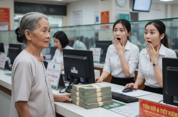 Cụ bà 73 tuổi mang 400 triệu đồng tiền mặt đến ngân hàng để nạp vào tài khoản của chính mình: Công an chỉ đạo nhân viên ngân hàng dừng giao dịch gấp