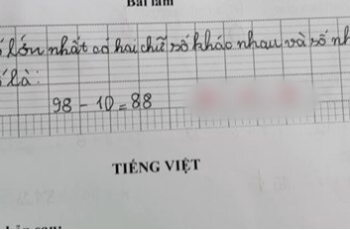 Con làm toán “98-10=88” bị gạch sai, phụ huynh tức giận khi xem phép tính của cô giáo