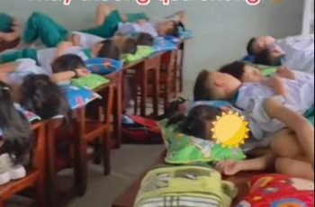 Loạt hình ảnh học sinh tiểu học ngủ trưa khiến phụ huynh tranh cãi: Chi tiết nhỏ nhưng cần lưu ý, tinh tế hơn!