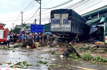 Danh tính các nạn nhân thương vong trong vụ xe tải mất lái lao vào chợ chuối