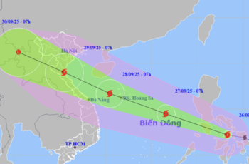Bão số 10 Bualoi đi nhanh bất thường, 14 tỉnh, thành cần lưu ý đặc biệt