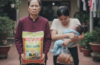 Mẹ gửi đồ cho con gái ở cữ, gửi gạo lên nấu cháo móng giò, thông gia chê ỏng eo nhà quê, nhưng tôi vừa mở túi gạo ra thì khóc nghẹn bế luôn con về nhà đẻ