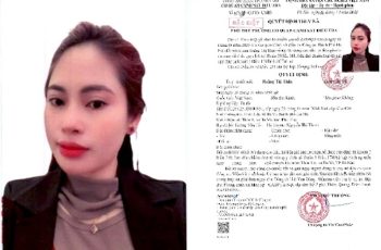 Quyết định truy nã đặc biệt đối tượng Hoàng Thị Thảo Quyết định truy nã đặc biệt đối tượng Hoàng Thị Thảo